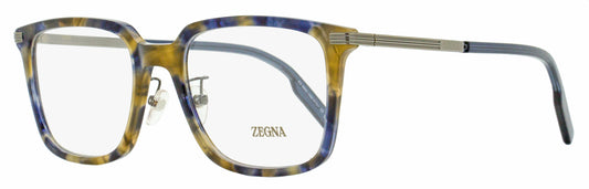Zegna Stepped Browline Eyeglasses EZ5265-H 055 Blue Havana 54mm