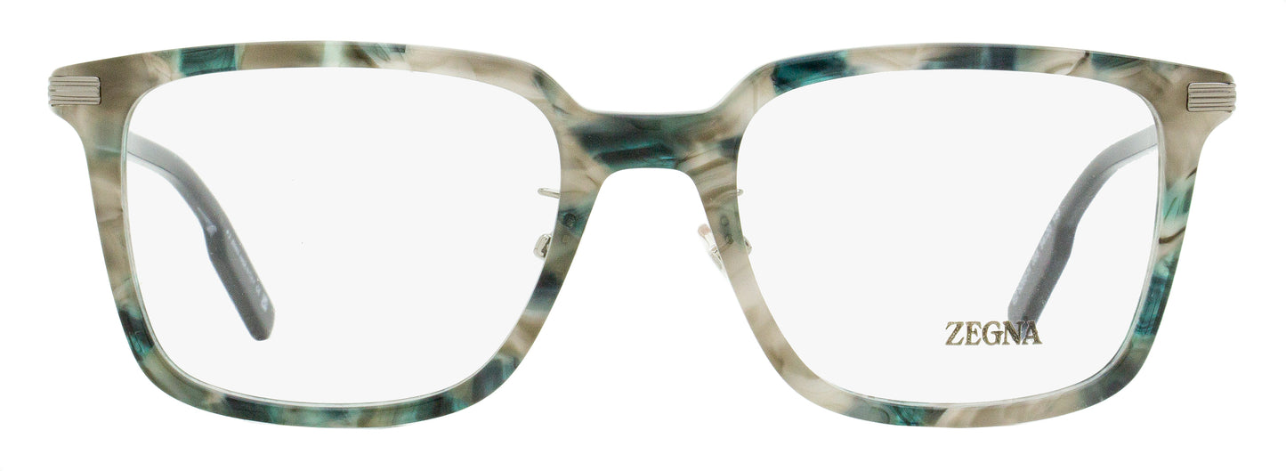 Zegna Stepped Browline Eyeglasses EZ5265-H 056 Gray Havana 54mm