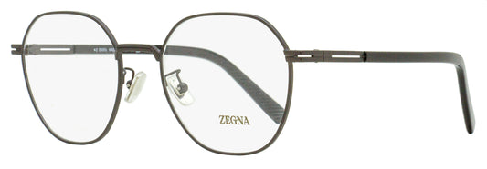 Zegna Geometric Round Eyeglasses EZ5270-H 009 Matte Gunmetal 53mm