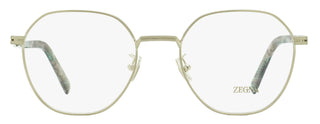 Zegna Geometric Round Eyeglasses EZ5270-H 016 Palladium 53mm