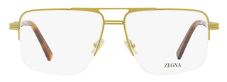 Zegna Rectangular Pilot Eyeglasses EZ5274 035 Matte Bronze 59mm