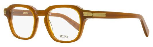 Zegna Modern Keyhole Eyeglasses EZ5282 045 Brown 50mm