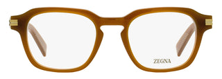 Zegna Modern Keyhole Eyeglasses EZ5282 045 Brown 50mm