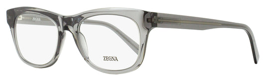 Zegna Thin Profile Eyeglasses EZ5283 020 Transparent Gray 53mm