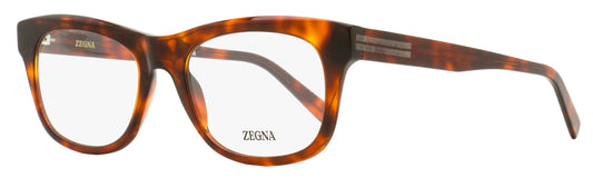 Zegna Thin Profile Eyeglasses EZ5283 054 Red Havana 53mm
