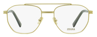 Zegna Geometric Pilot Eyeglasses EZ5285 035 Matte Bronze 53mm