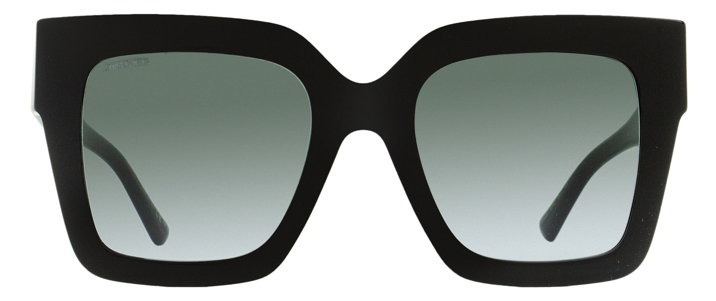 Jimmy Choo Square Edna Sunglasses 8079O Black 52mm