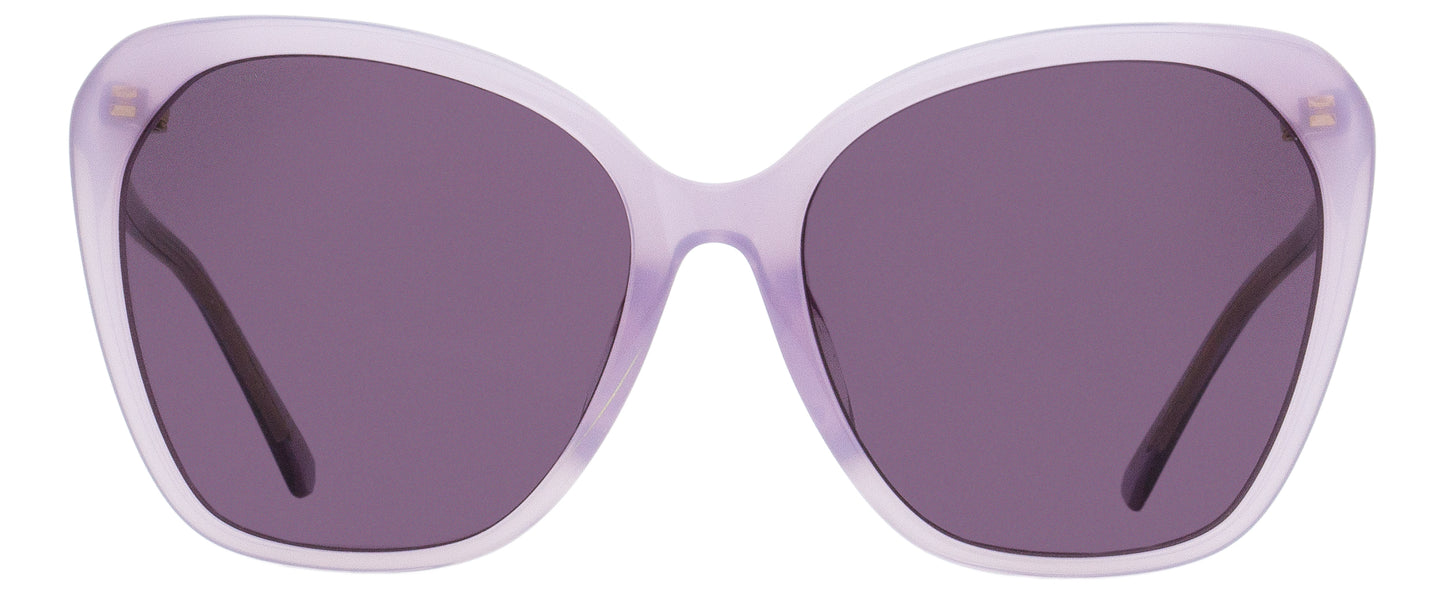 Jimmy Choo Butterfly Sunglasses Ele/F/S B3VUR Transparent Violet 59mm