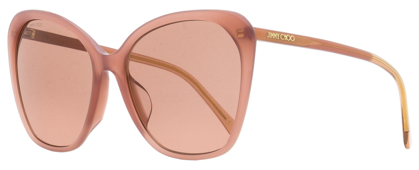 Jimmy Choo Butterfly Sunglasses Ele/F/S FWM4S Transparent Nude 59mm