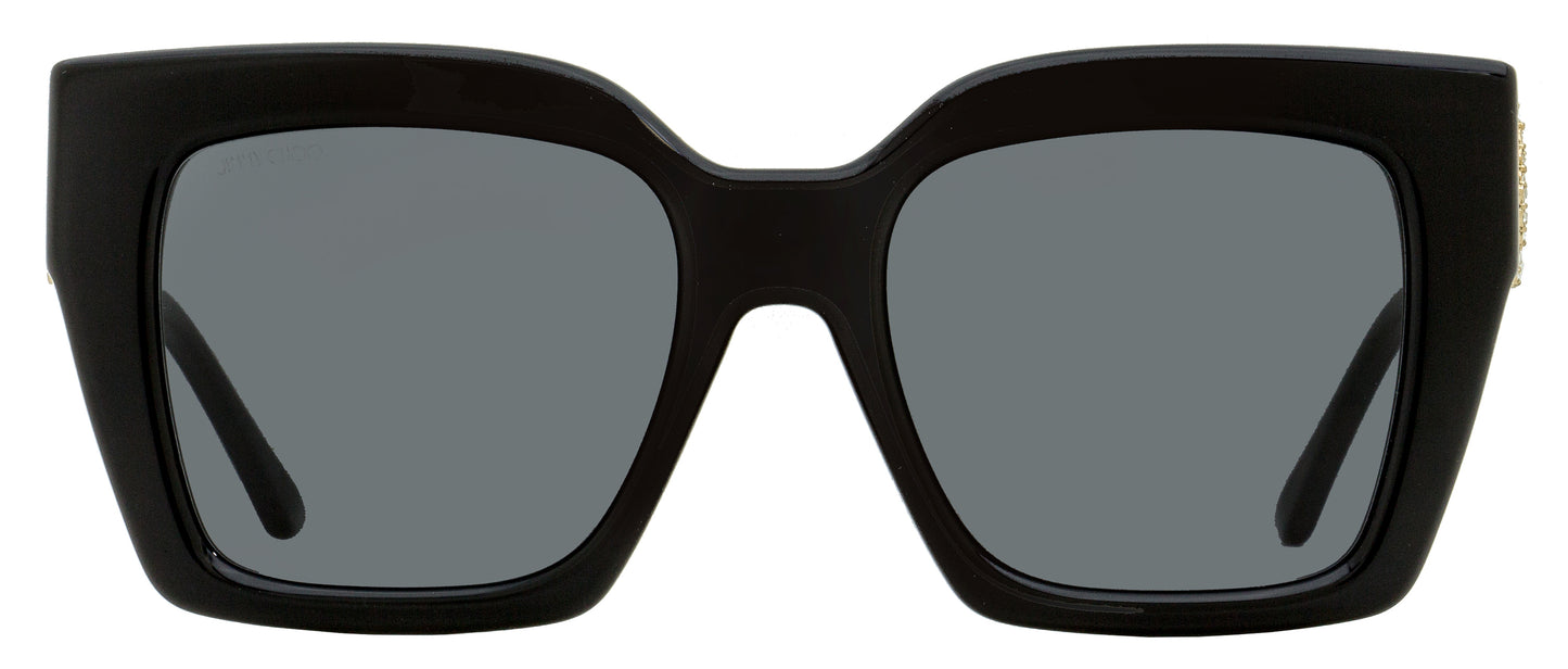 Jimmy Choo Crystal Sunglasses Eleni /G 807IR Black/Gold 53mm
