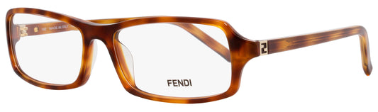 Fendi Rectangular Eyeglasses F866 214 Size: 54mm Light Havana 866