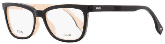 Fendi Rectangular Eyeglasses FF0122 MG1 Black/Pink 51mm 122