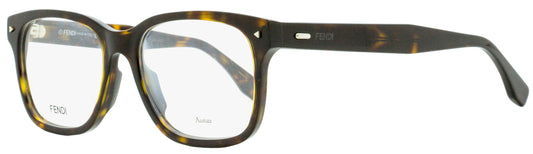 Fendi Rectangular Eyeglasses FF0218 086 Dark Havana 55mm 218