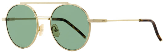 Fendi Round Sunglasses FF0221S J5GQT Gold/Havana 52mm 221