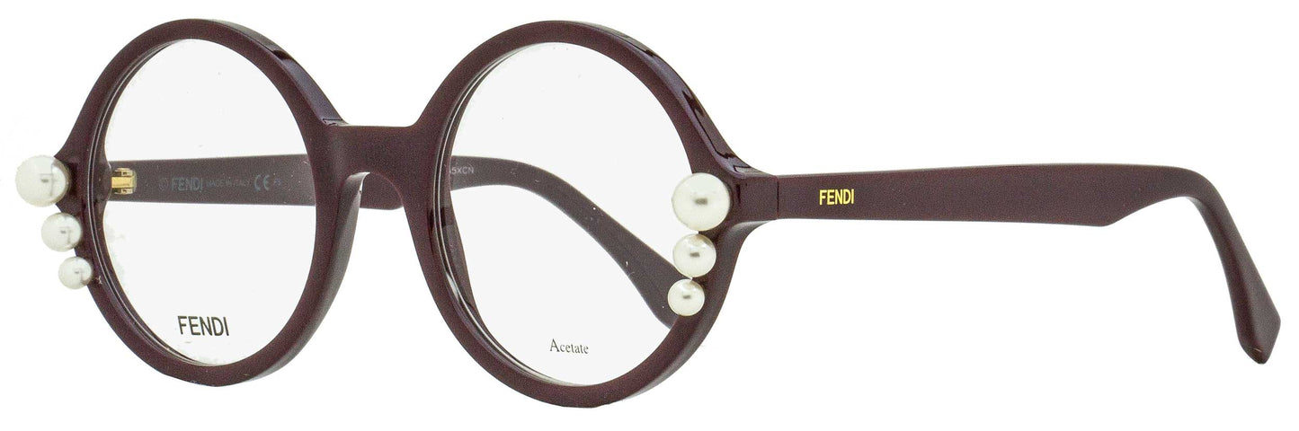 Fendi Pearl Eyeglasses FF0298 0T7 Plum 51mm 298