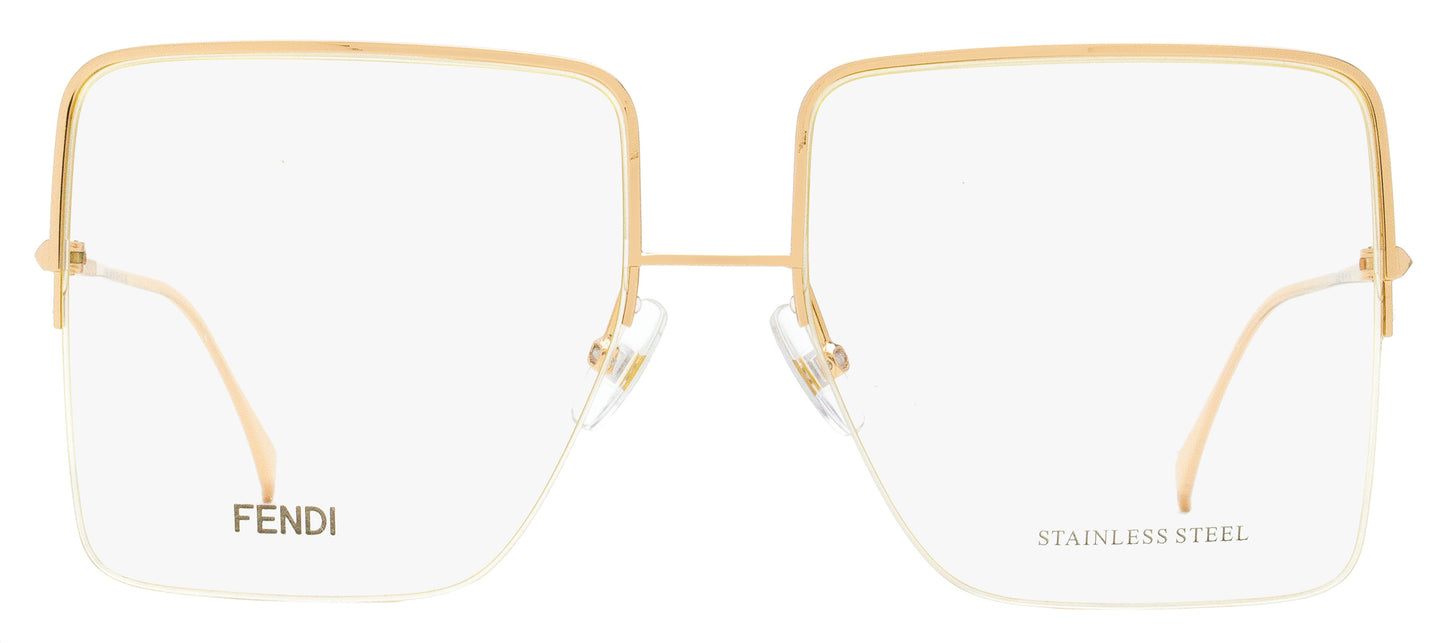 Fendi Square Eyeglasses FF0422 DDB Copper-Gold 57mm 422