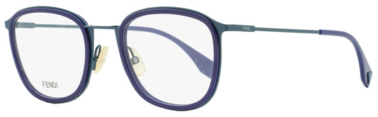 Fendi Square Eyeglasses FFM0024 PJP Blue/Dark Turquoise 51mm 24