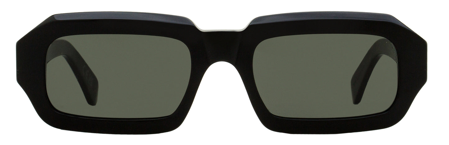 Retrosuperfuture Rectangular Sunglasses Fantasma 17I Black 54mm