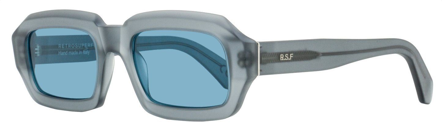 Retrosuperfuture Rectangular Sunglasses Fantasma 8L8 Matte Denim 54mm