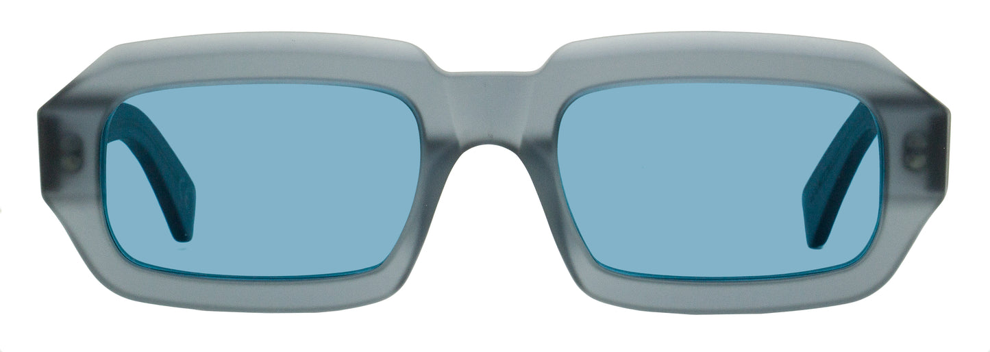 Retrosuperfuture Rectangular Sunglasses Fantasma 8L8 Matte Denim 54mm