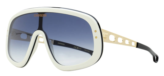 Carrera Mask Sunglasses FlagLab 17 B4E08 White/Gold 99mm