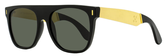 Retrosuperfuture Francis Sunglasses Flat Top LAM Black/Gold 55mm