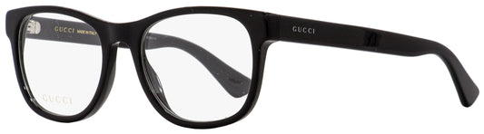 Gucci Rectangular Eyeglasses GG0004O 001 Black 53mm 0004