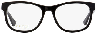 Gucci Rectangular Eyeglasses GG0004O 001 Black 53mm 0004