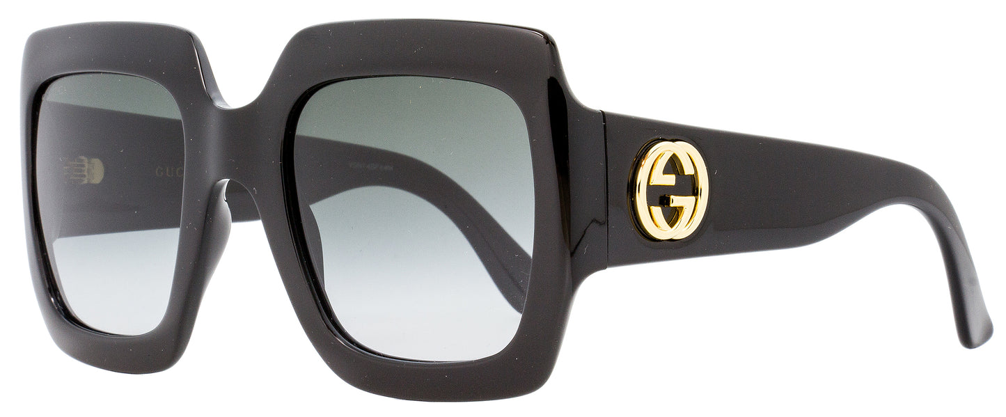 Gucci Square Sunglasses GG0053S 001 Black 54mm 0053