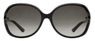 Gucci Fork Temple Sunglasses GG0076S 002 Black/Gold 60mm