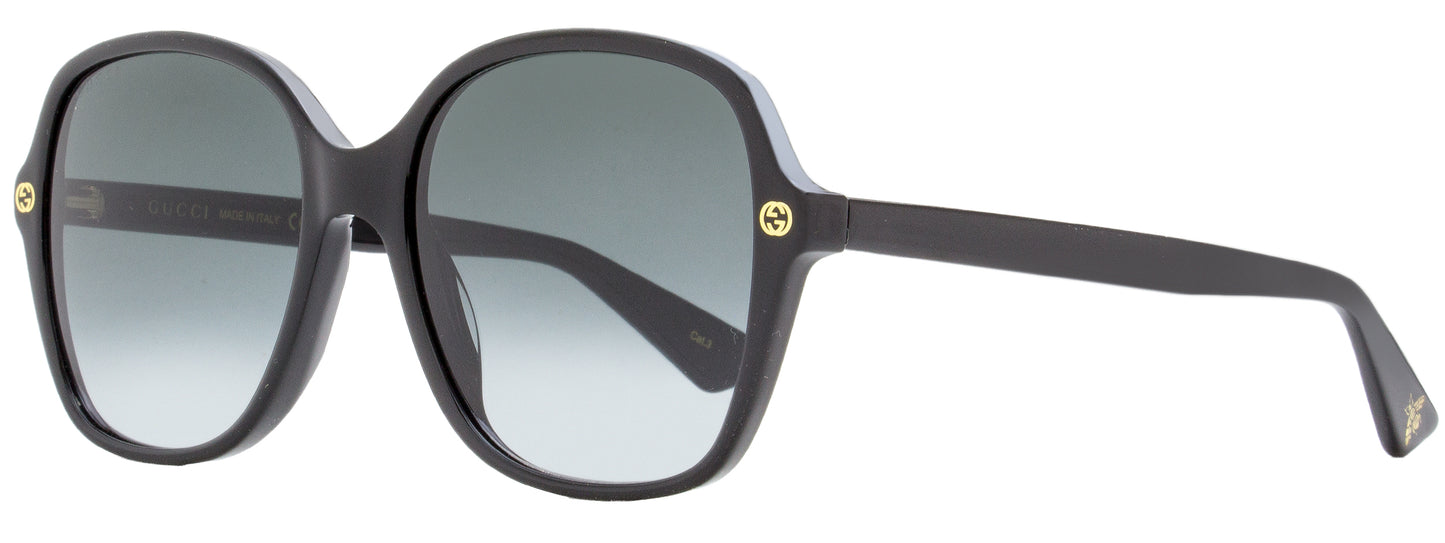 Gucci Square Sunglasses GG0092S 001 Black 55mm 92