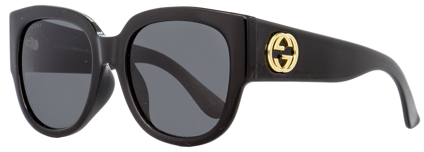 Gucci Square Sunglasses GG0142SA 001 Black 55mm 0142