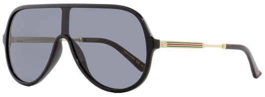 Gucci Shield Sunglasses GG0199S 001 Black/Gold 0199