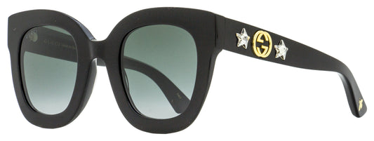 Gucci Crystal Star Sunglasses GG0208S 001 Black 49mm 208