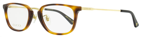 Gucci Titanium Eyeglasses GG0324OJ 003 Havana/Gold 53mm