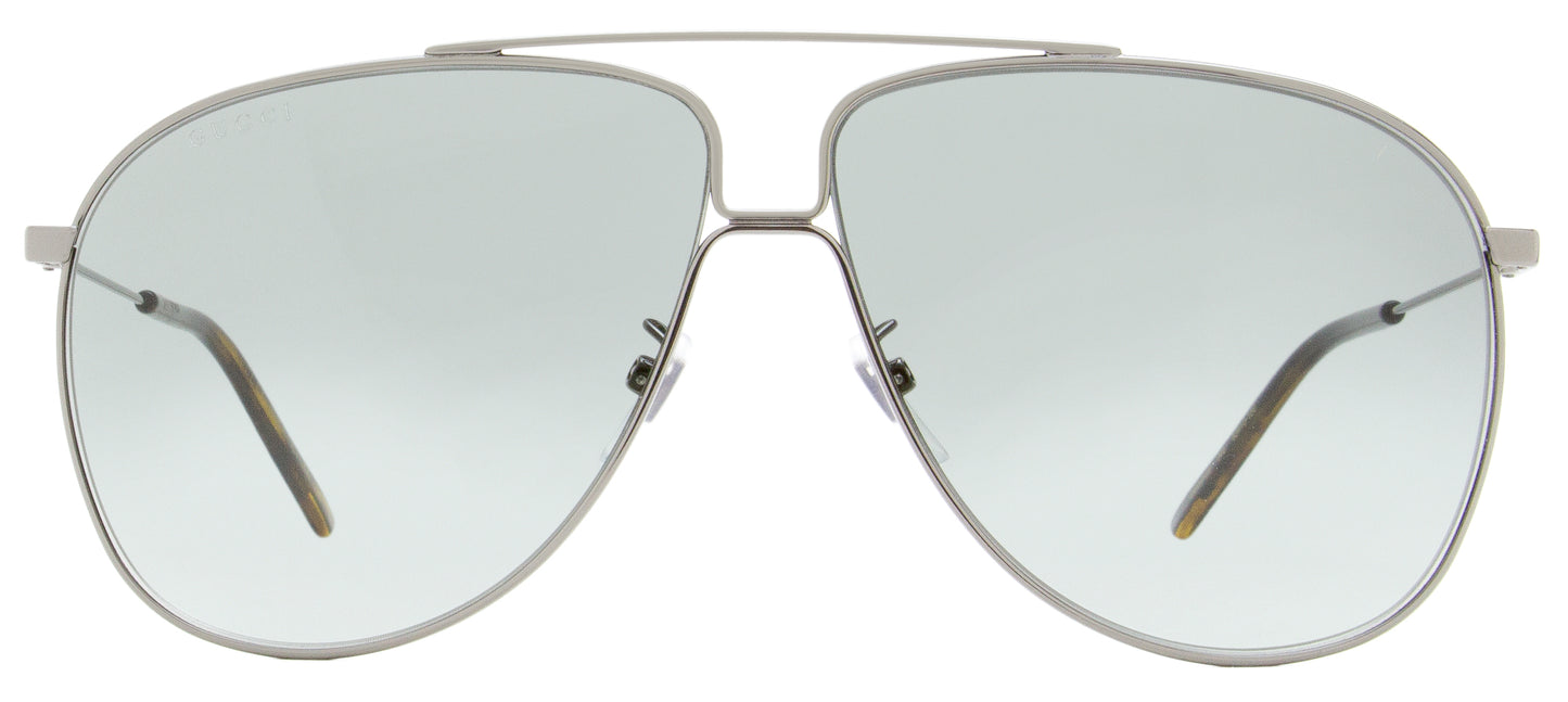 Gucci Pilot Sunglasses GG0440S 005 Ruthenium/Havana 63mm 440