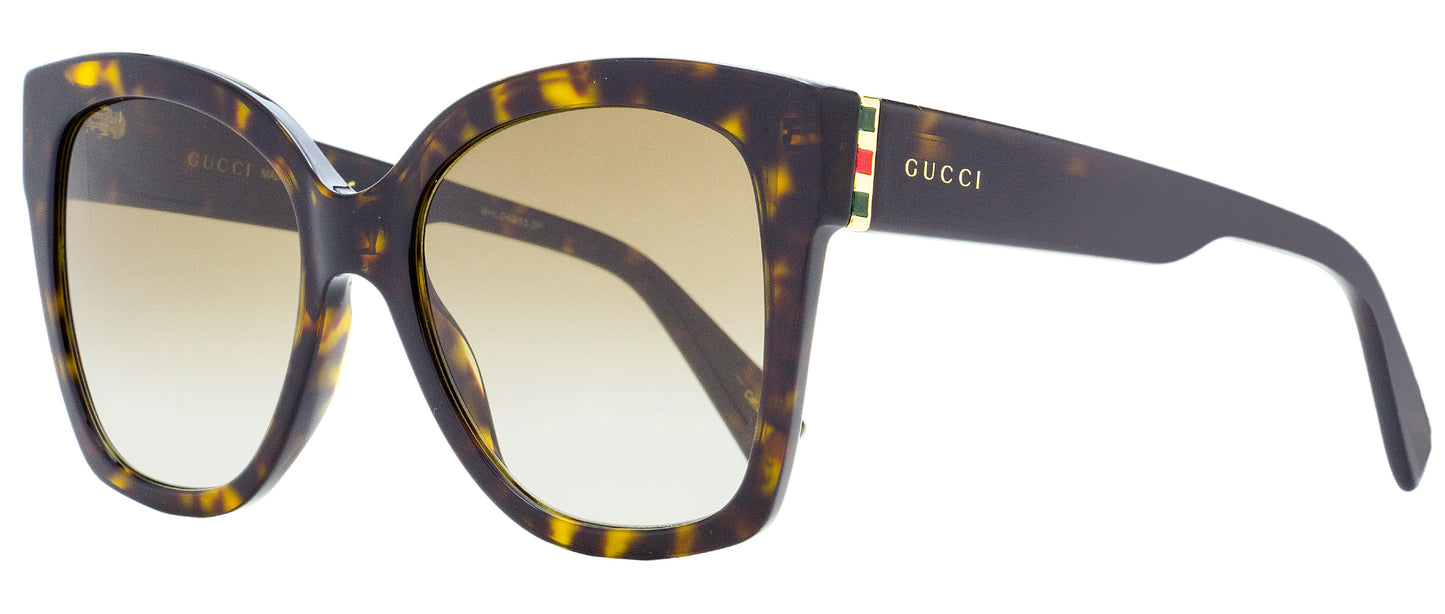 Gucci Square Sunglasses GG0459S 002 Havana 54mm 459