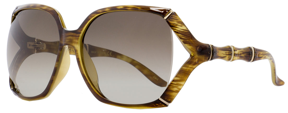 Gucci Square Sunglasses GG0505S 003 Brown 58mm 0505  display picture 3