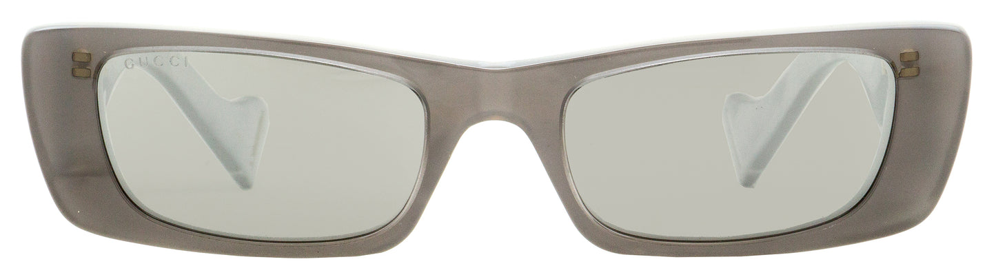 Gucci Rectangular Sunglasses GG0516S 002 Gray 52mm 0516