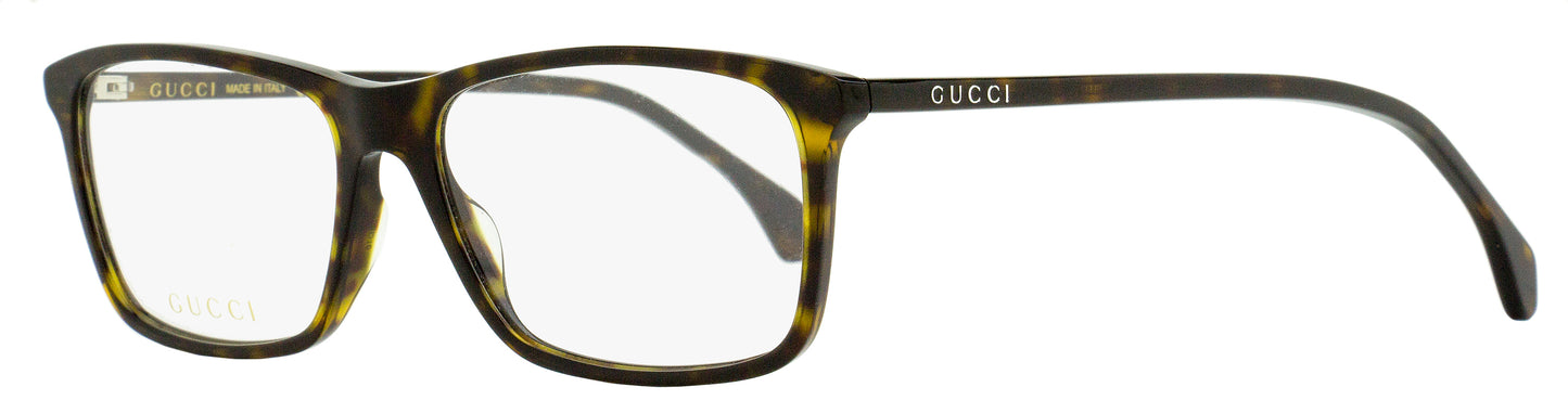 Gucci Lightweight Acetate Eyeglasses GG0553O 006 Dark Havana 56mm