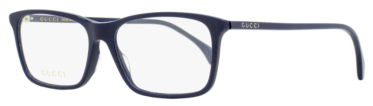 Gucci Lightweight Acetate Eyeglasses GG0553O 007 Dark Blue 56mm