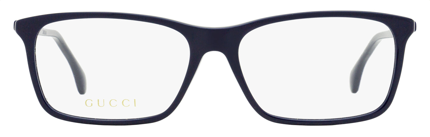 Gucci Lightweight Acetate Eyeglasses GG0553O 007 Dark Blue 56mm