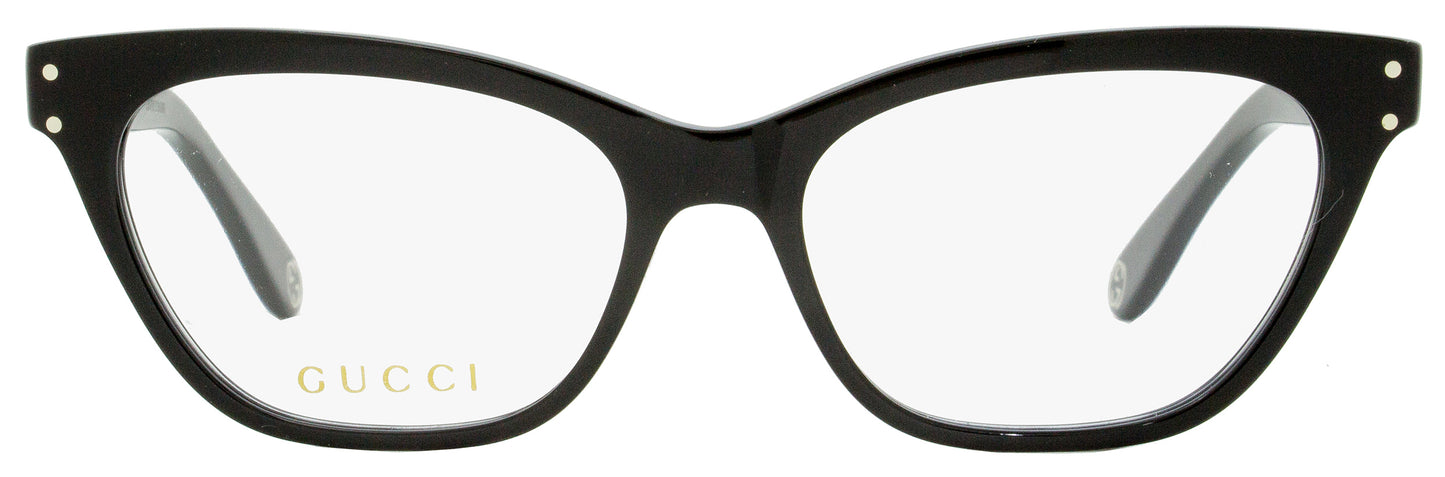 Gucci Cat Eye Eyeglasses GG0570O 005 Black 52mm 0570