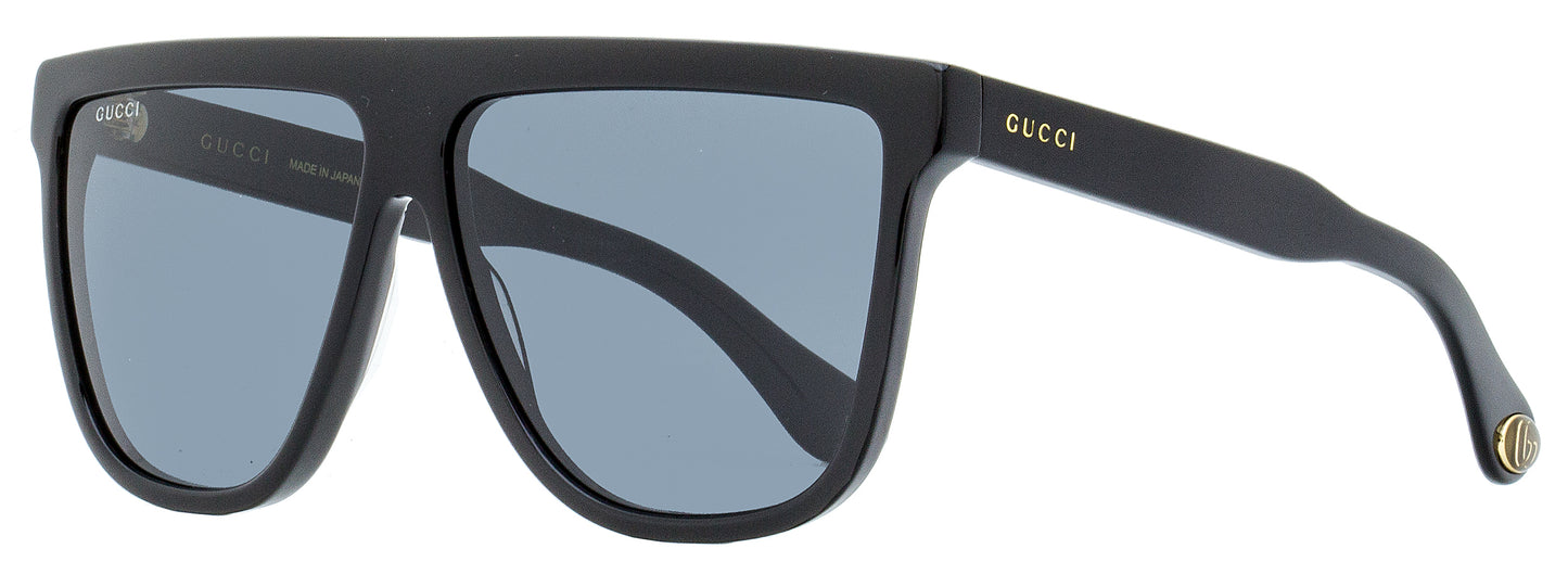 Gucci Flat Top Sunglasses GG0582S 001 Black 61mm 582