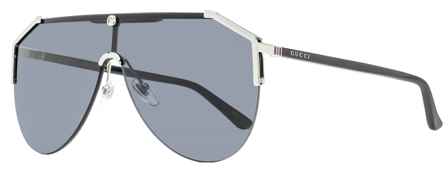 Gucci Shield Sunglasses GG0584S 001 Ruthenium/Black 99mm 0584