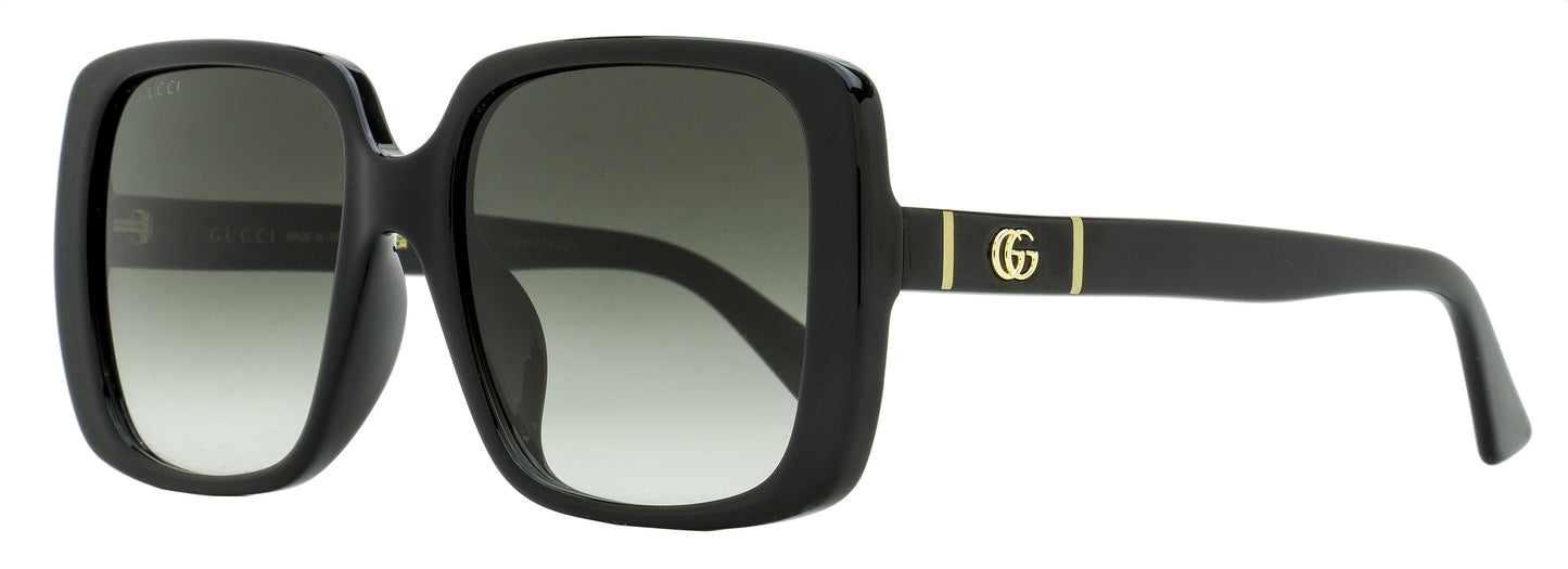 Gucci Oversized Square Sunglasses GG0632SA 001 Black 56mm