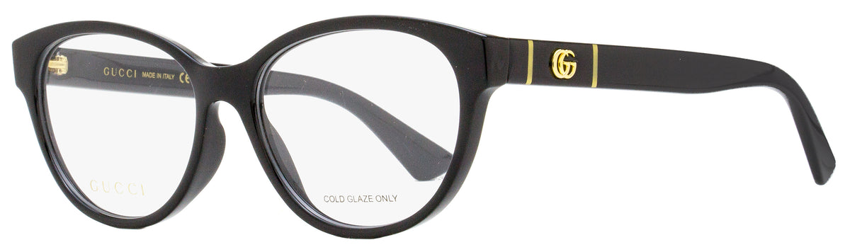 Gucci GG0633O 002 Eyeglasses Havana 54mm Oval Frame eyewear-brands-gucci-cat-eye-  main image 2