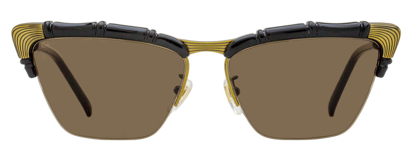 Gucci Bamboo Signature Sunglasses GG0660S 001 Black 58mm
