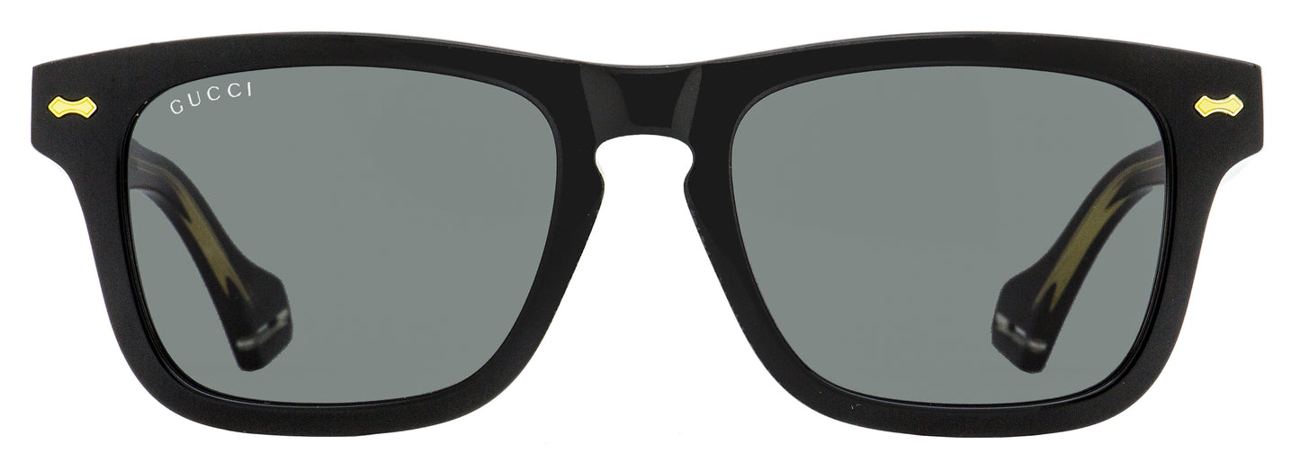 Gucci Rectangular GG0735S Sunglasses 001 Black 53mm