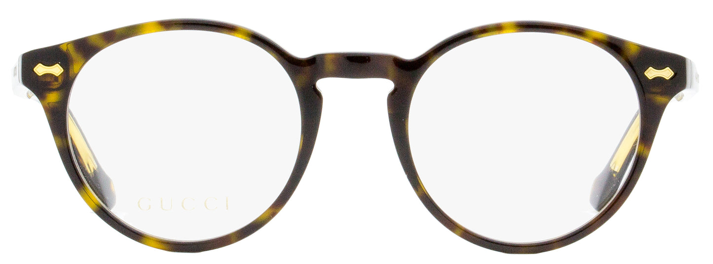 Gucci Pantos Eyeglasses GG0738O 002 Havana/Gold 48mm 738